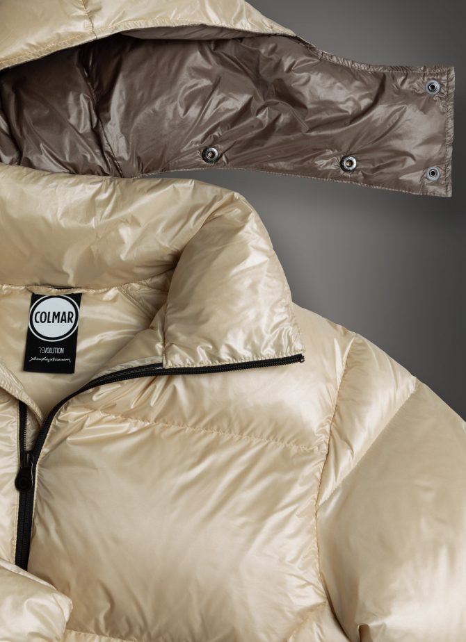 Maxi-down jacket with adjustable waist - Image 6
