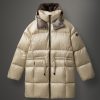Maxi-down jacket with adjustable waist - Image 4
