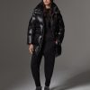 Maxi-down jacket with adjustable waist - Image 2