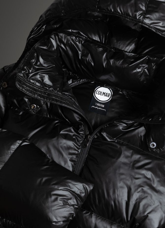 Maxi-down jacket with adjustable waist - Image 6