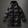 Maxi-down jacket with adjustable waist - Image 4