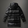 Maxi-down jacket with adjustable waist - Image 5