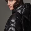Coat with shimmering fixed hood - Image 3
