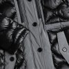 Coat with shimmering fixed hood - Image 6