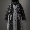 Coat with shimmering fixed hood - Image 4