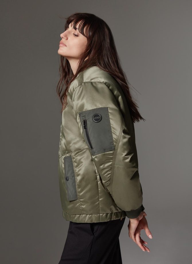 Colourblock jacket with adjustable hem - Image 3