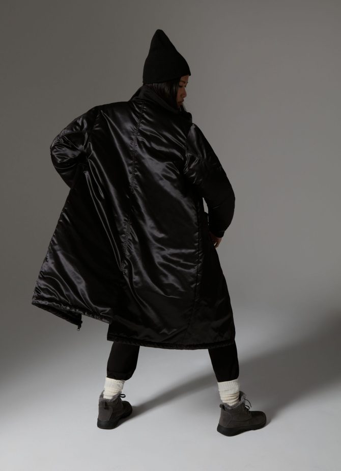 Down coat with adjustable the hem - Image 2