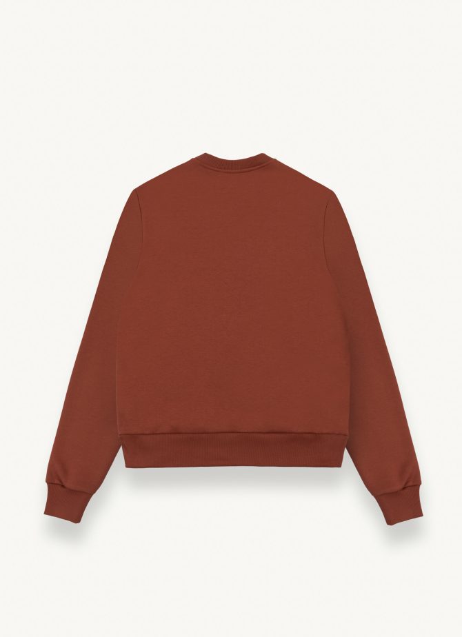 Crew-neck sweatshirt with printed maxi logo - Image 5