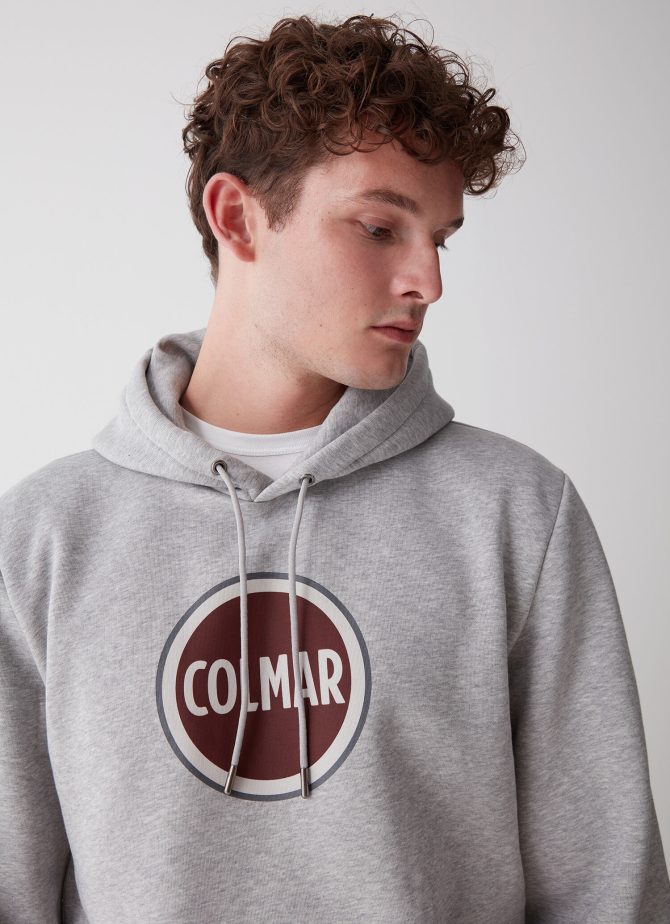 Hooded sweatshirt with maxi printed logo - Image 2