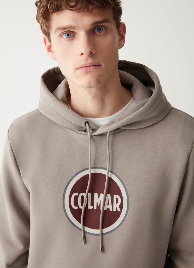 Hooded sweatshirt with maxi printed logo - Image 3