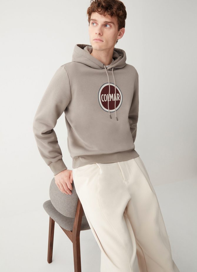 Hooded sweatshirt with maxi printed logo - Image 2