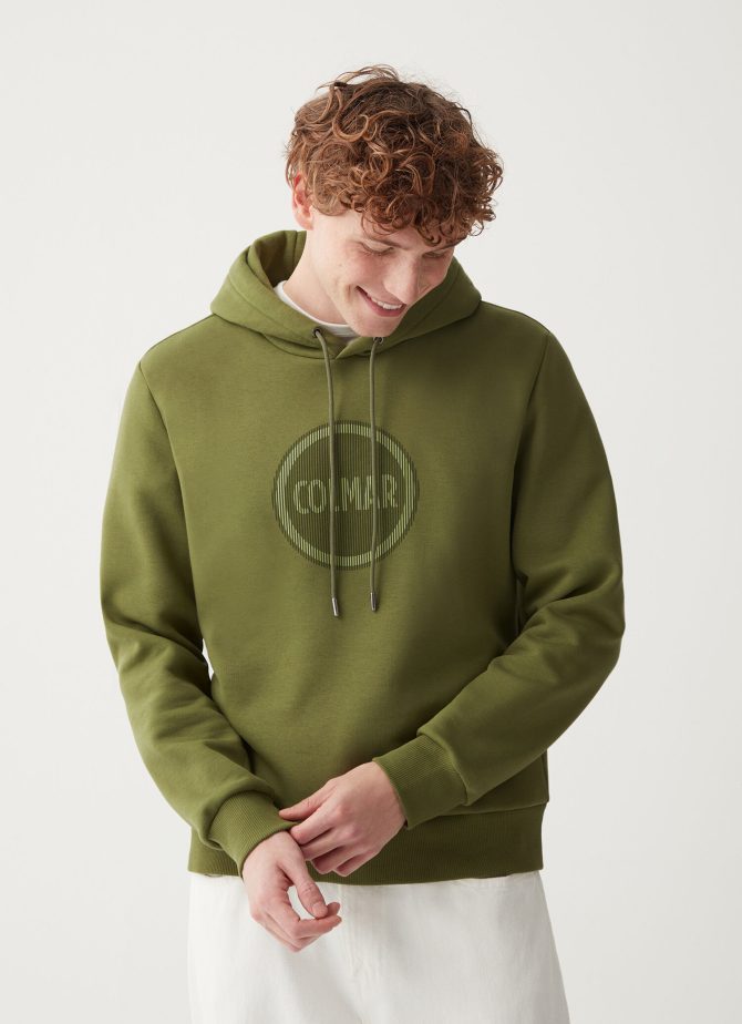 Hooded sweatshirt with maxi printed logo - Image 3