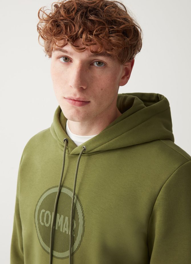 Hooded sweatshirt with maxi printed logo - Image 2
