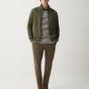 Full zip, high collar sweatshirt with side pockets - Image 2