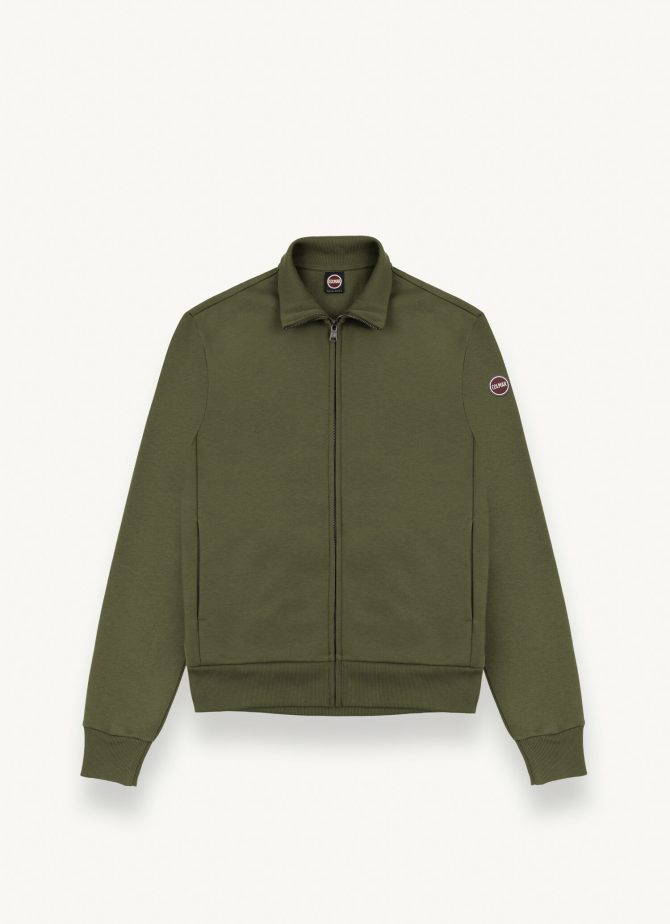 Full zip, high collar sweatshirt with side pockets - Image 4