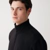 Full zip, high collar sweatshirt with side pockets - Image 3