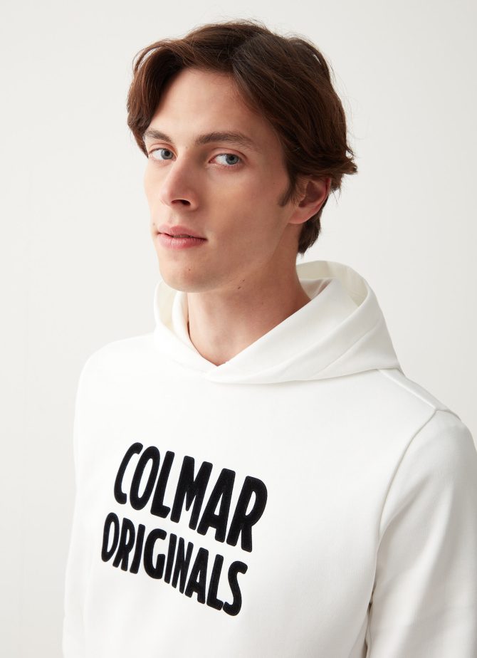 Hooded sweatshirt with maxi printed logo - Image 3