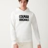 Hooded sweatshirt with maxi printed logo