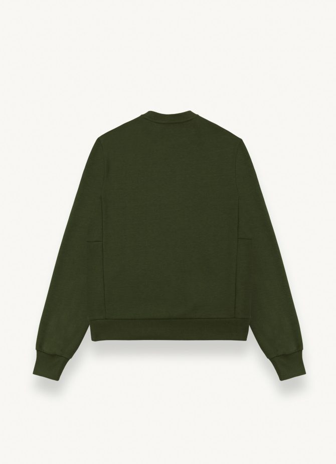 Crew-neck sweatshirt with printed maxi logo - Image 5