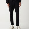 Sweatpants without ribbing at the bottom