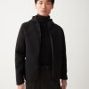 Full-zip scuba-effect hoody