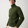 Scuba-effect full-zip sweatshirt