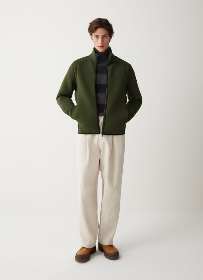 Scuba-effect full-zip sweatshirt - Image 2