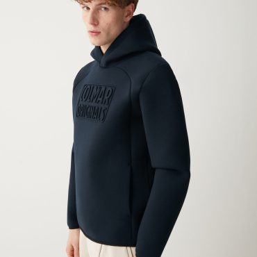 Scuba-effect hoody