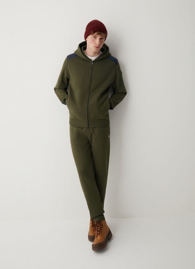 100% cotton sweatshirt with nylon inserts - Image 3