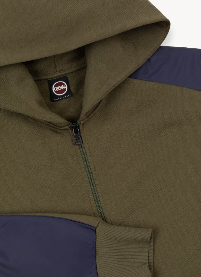 100% cotton sweatshirt with nylon inserts - Image 6