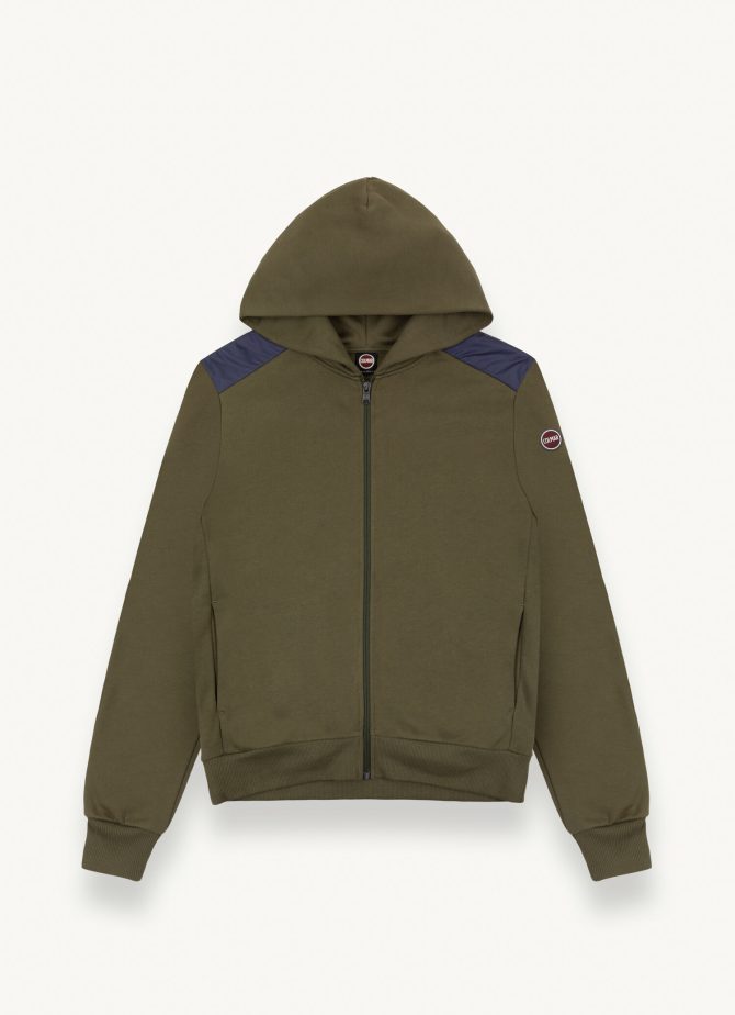 100% cotton sweatshirt with nylon inserts - Image 4