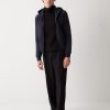 100% cotton sweatshirt with nylon inserts