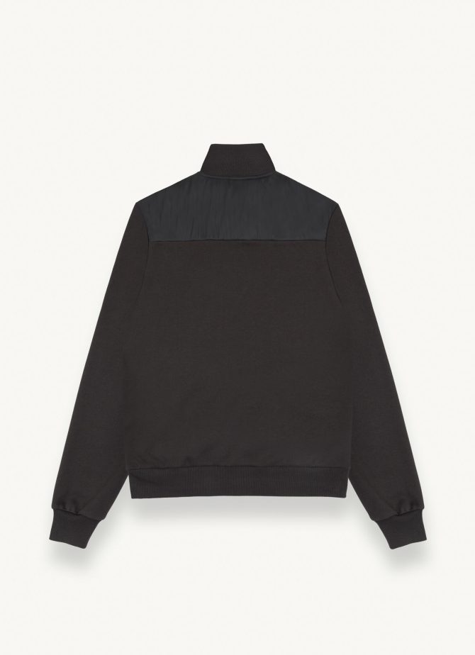 Cotton full-zip sweatshirt with nylon inserts - Image 5