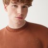 Cotton crew-neck sweatshirt with 3D writing - Image 2