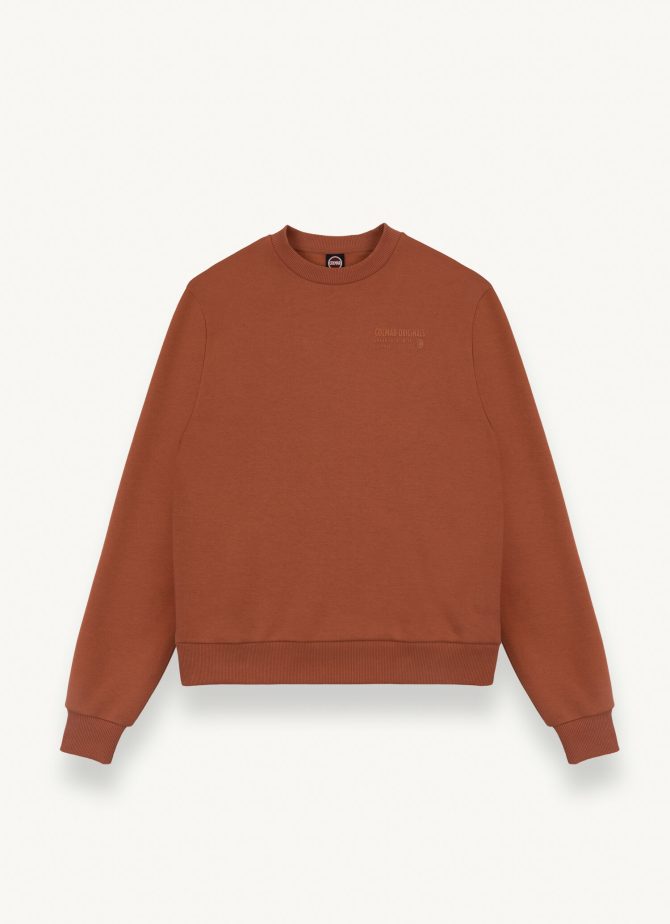 Cotton crew-neck sweatshirt with 3D writing - Image 4