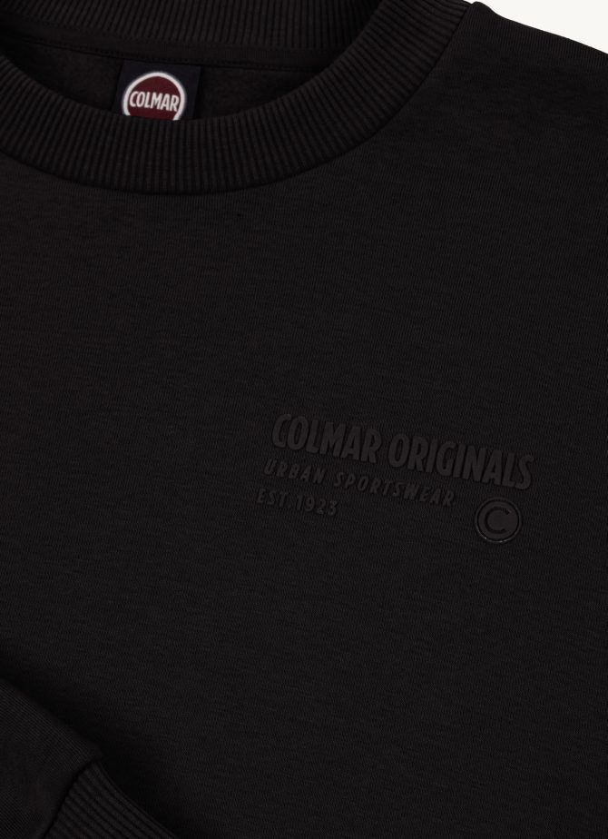 Cotton crew-neck sweatshirt with 3D writing - Image 6