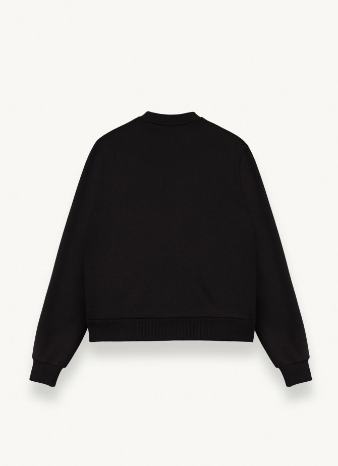 Cotton crew-neck sweatshirt with 3D writing - Image 5
