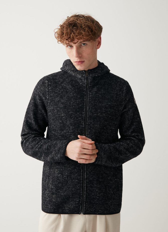 Hooded wool knit sweatshirt - Image 2