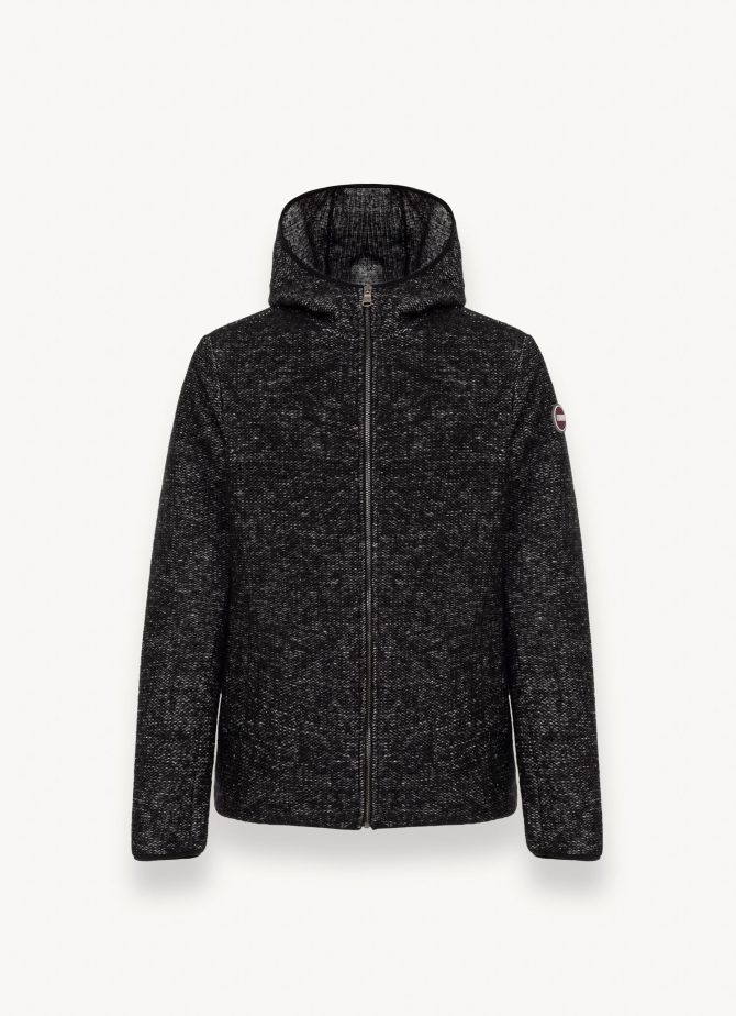 Hooded wool knit sweatshirt - Image 4