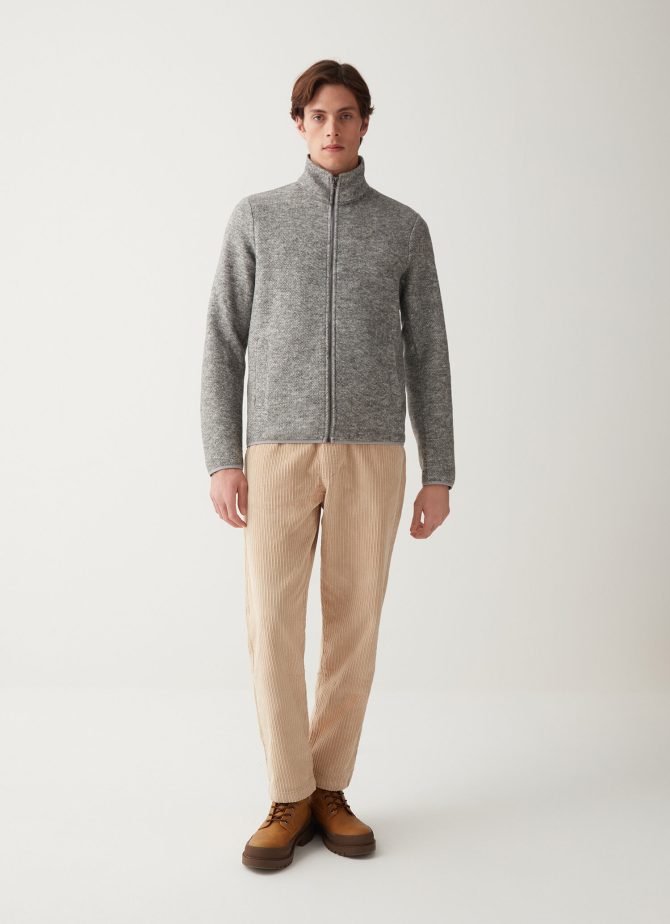 Wool knit high-necked sweatshirt - Image 2