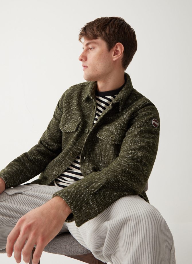 Wool blend flannel shirt - Image 3