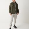 Wool blend flannel shirt
