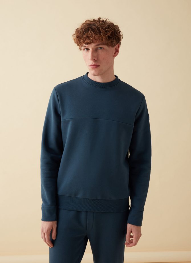 Organic cotton crew-neck sweatshirt - Image 3