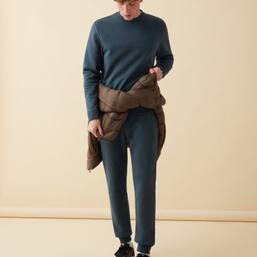 Organic cotton crew-neck sweatshirt