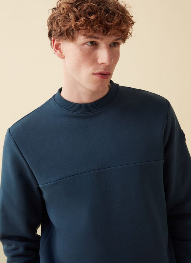 Organic cotton crew-neck sweatshirt - Image 2