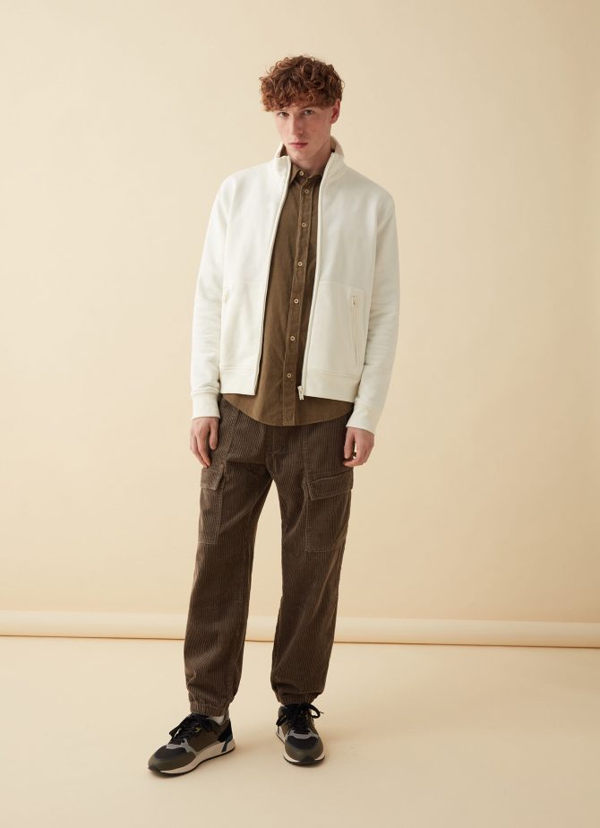 Organic cotton turtleneck sweatshirt