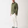 Sweatpants with ribbed details