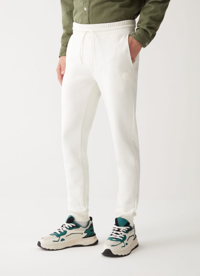 Sweatpants with ribbed details - Image 2