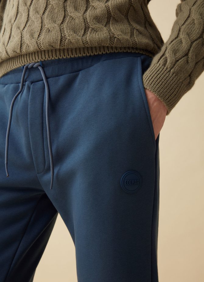Sweatpants with ribbed details - Image 2