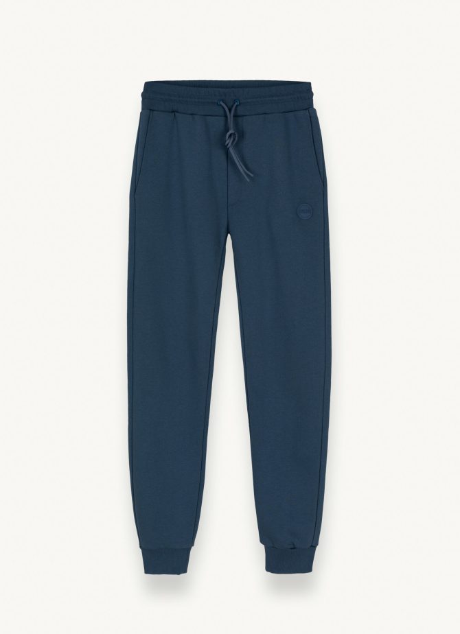Sweatpants with ribbed details - Image 4